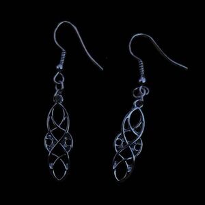 3/$15 | ornate silver whimsygoth pierced earrings
